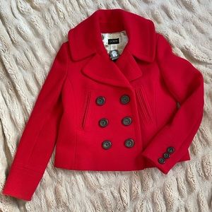 JCrew Cropped Peacoat